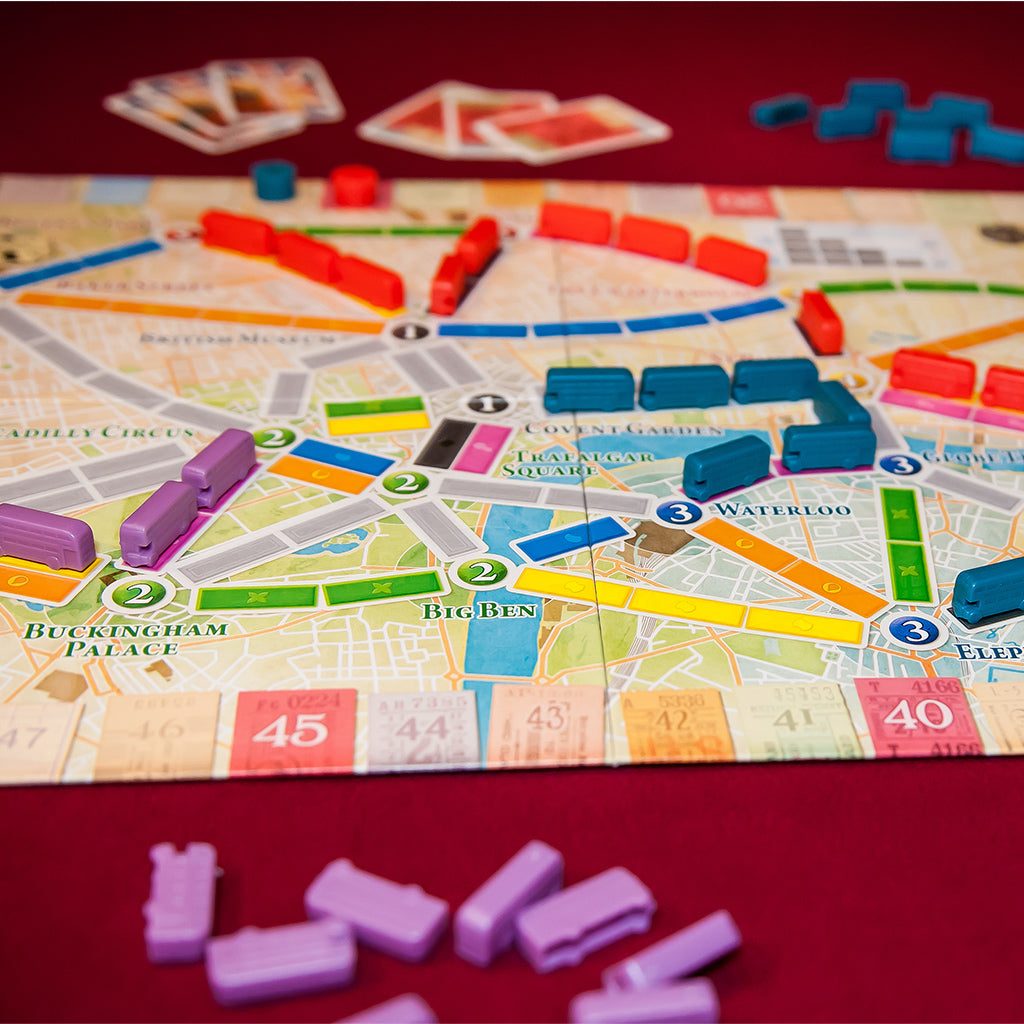 Ticket to Ride: London Board Game - Fast-Paced Strategy Game for Families & Friends - Perfect for Game Nights & Travel Adventures