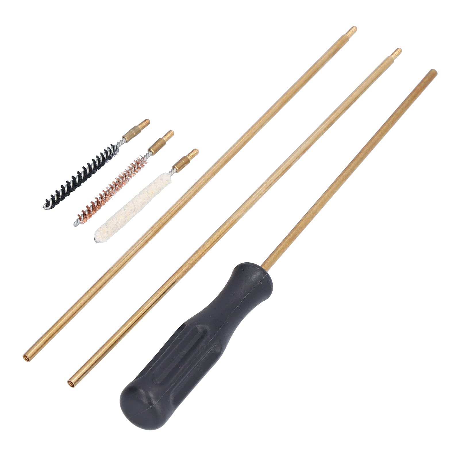 Flexible Cleaning Brush Kit - 6-Piece Soft Pipeline Brush Set for Sink, Bottle, Vase & Household Cleaning (Black) - Perfect for Kitchen, Bathroom & Hard-to-Reach Areas