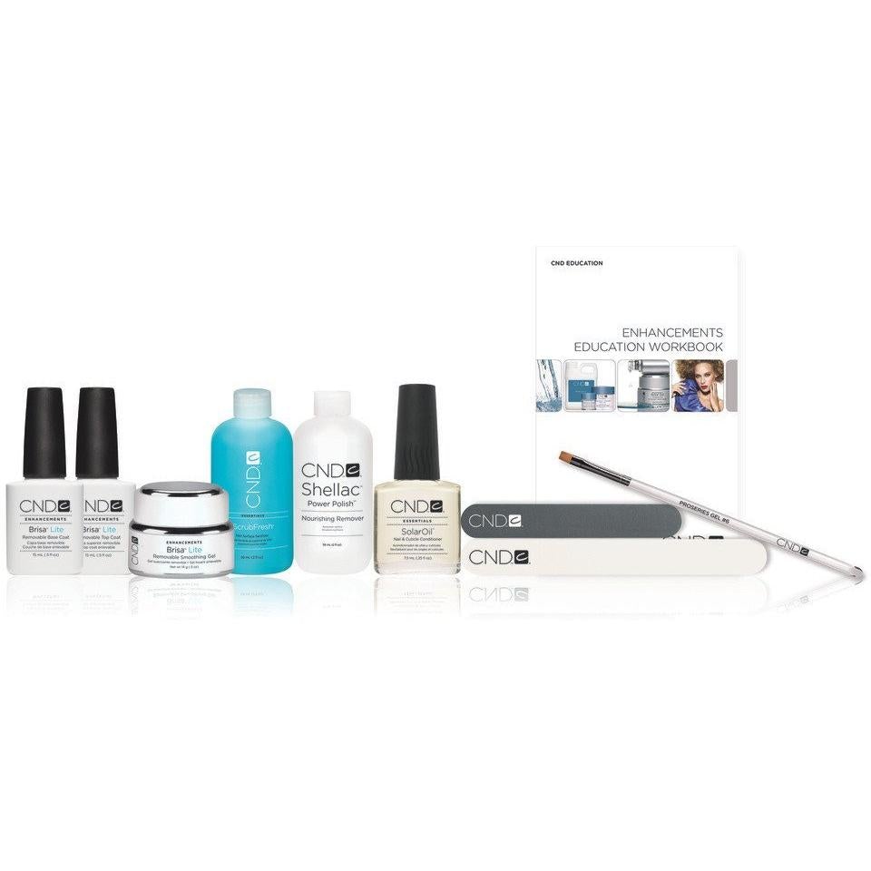 CND Brisa Lite Removable Smoothing Pack - 10 Piece Set for Professional Nail Extensions & Gel Manicures - Perfect for Salons, DIY Nail Art & At-Home Nail Care