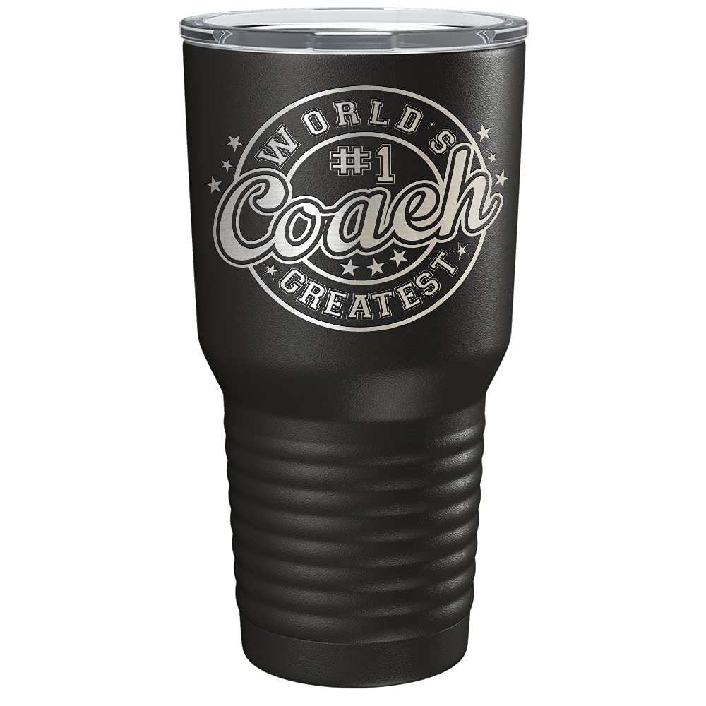 Premium 30 oz Black Matte Stainless Steel Insulated Travel Coffee Mug - Leak Proof Vacuum Insulated Tumbler for Hot & Cold Beverages - Perfect for Commuting, Camping, Office & Outdoor Adventures