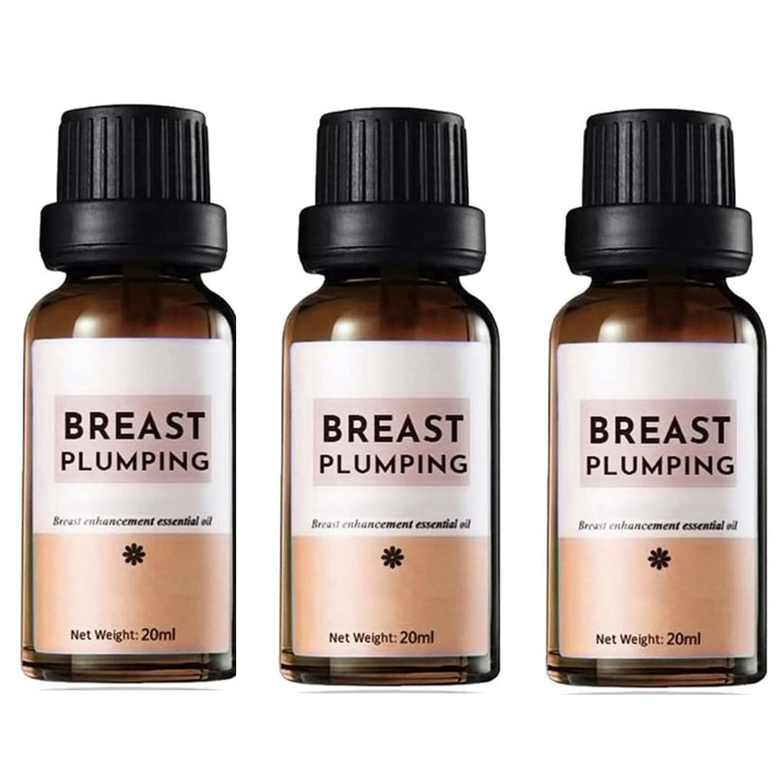 Herbal Bust Enhancement Essential Oil - Natural Breast Firming & Plumping Oil for Lift & Curves - Korean Bust Massage Therapy (3 Pack) | Perfect for Daily Massage, Spa Treatments & Natural Beauty Routine
