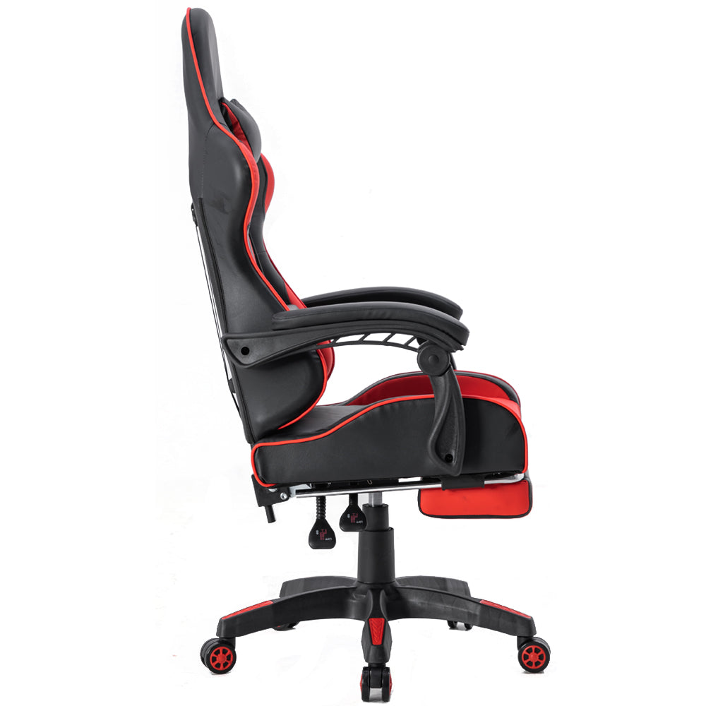 3026 Gaming Chair with Footrest - Ergonomic Black & Red Design for Ultimate Comfort | Perfect for Office, Gaming, and Home Use