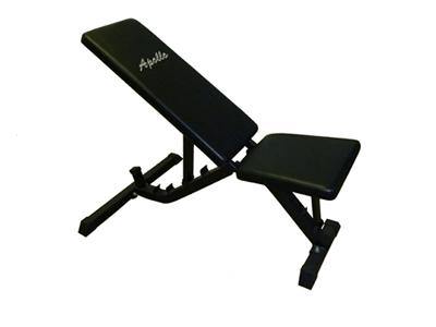 Apollo Athletics Adjustable Dumbbell Bench - Flat to Incline Workout Bench for Home Gym, Strength Training & Weightlifting | Perfect for Small Spaces, Full-Body Exercises & Muscle Building