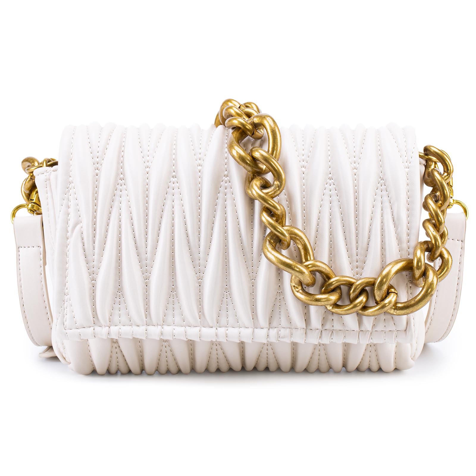 Montana West Quilted Crossbody Bag for Women - Stylish Small Purse with Top Handle - Perfect for Work, Travel & Everyday Use