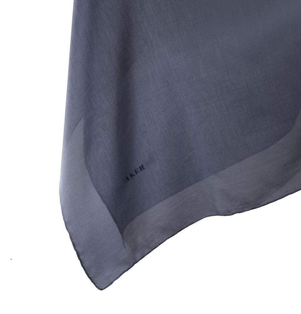 Aker Silk Cotton Square Solid Scarf #7071 423 - Lightweight Fashion Scarf for Women, Soft Breathable Wrap Shawl - Perfect for Office, Travel and Casual Outfits