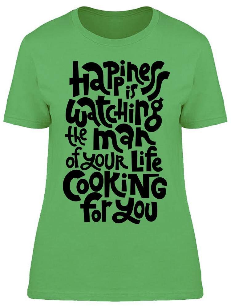 Smartprints The Man of Your Life T-Shirt for Women - Funny Couples Gift, Valentine's Day Present, Anniversary Idea - Perfect for Date Nights & Romantic Occasions