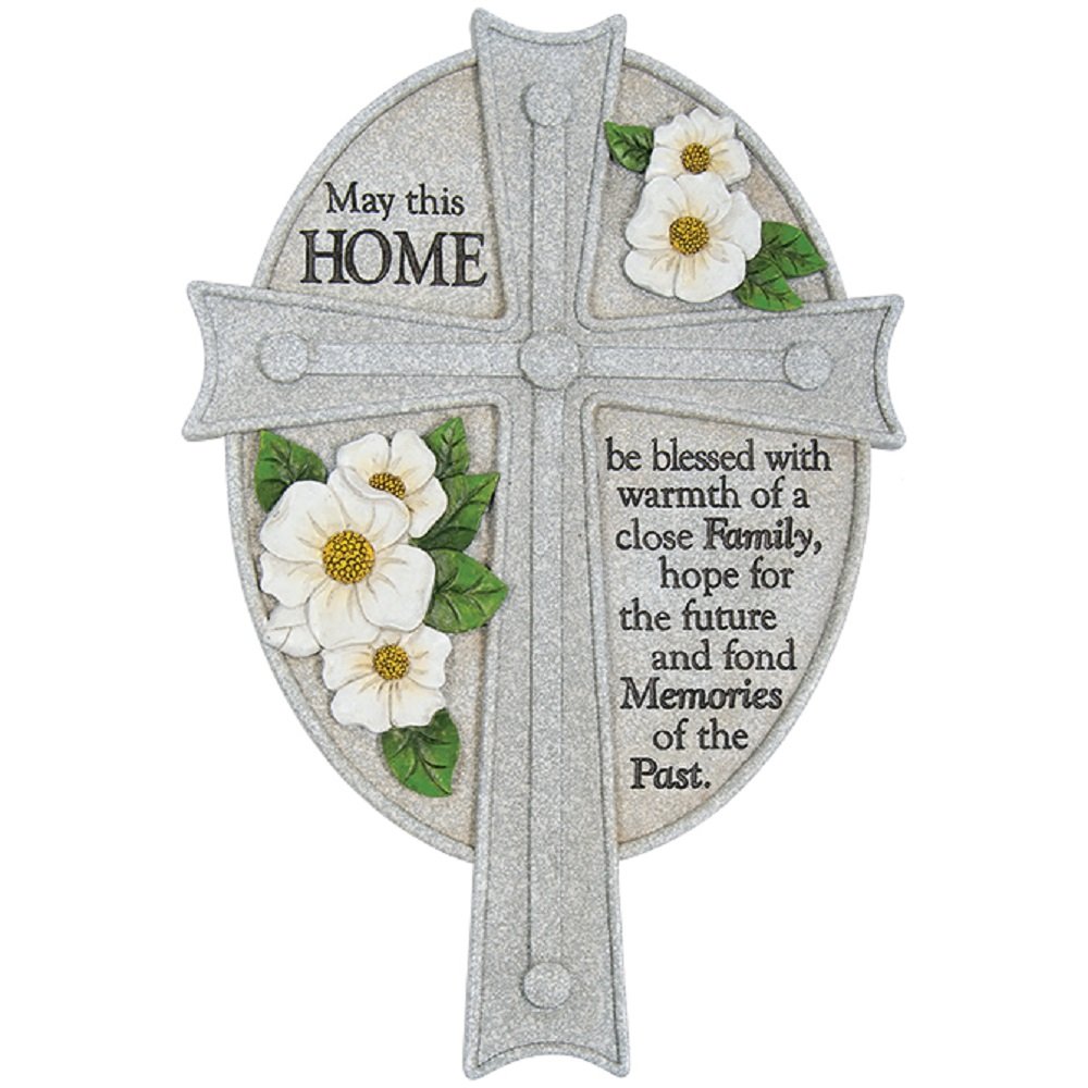 Religious Wall Cross Decor - Carson Home Christian Cross for Home & Church - Perfect for Bedroom, Living Room, and Prayer Space