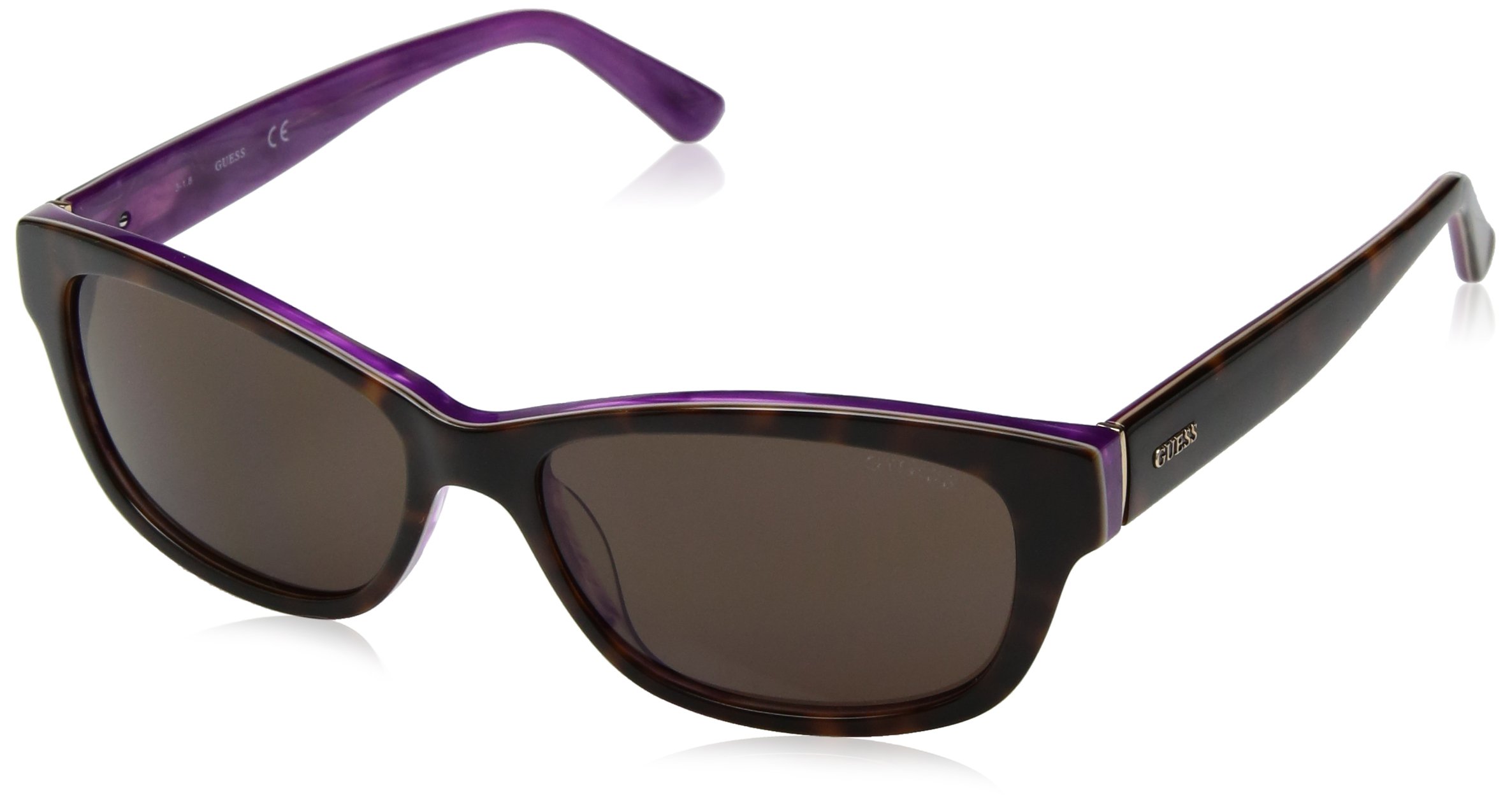 GUESS Women's Acetate Rectangle Sunglasses - UV Protection, Polarized Fashion Shades for Women - Perfect for Beach, Driving & Outdoor Activities