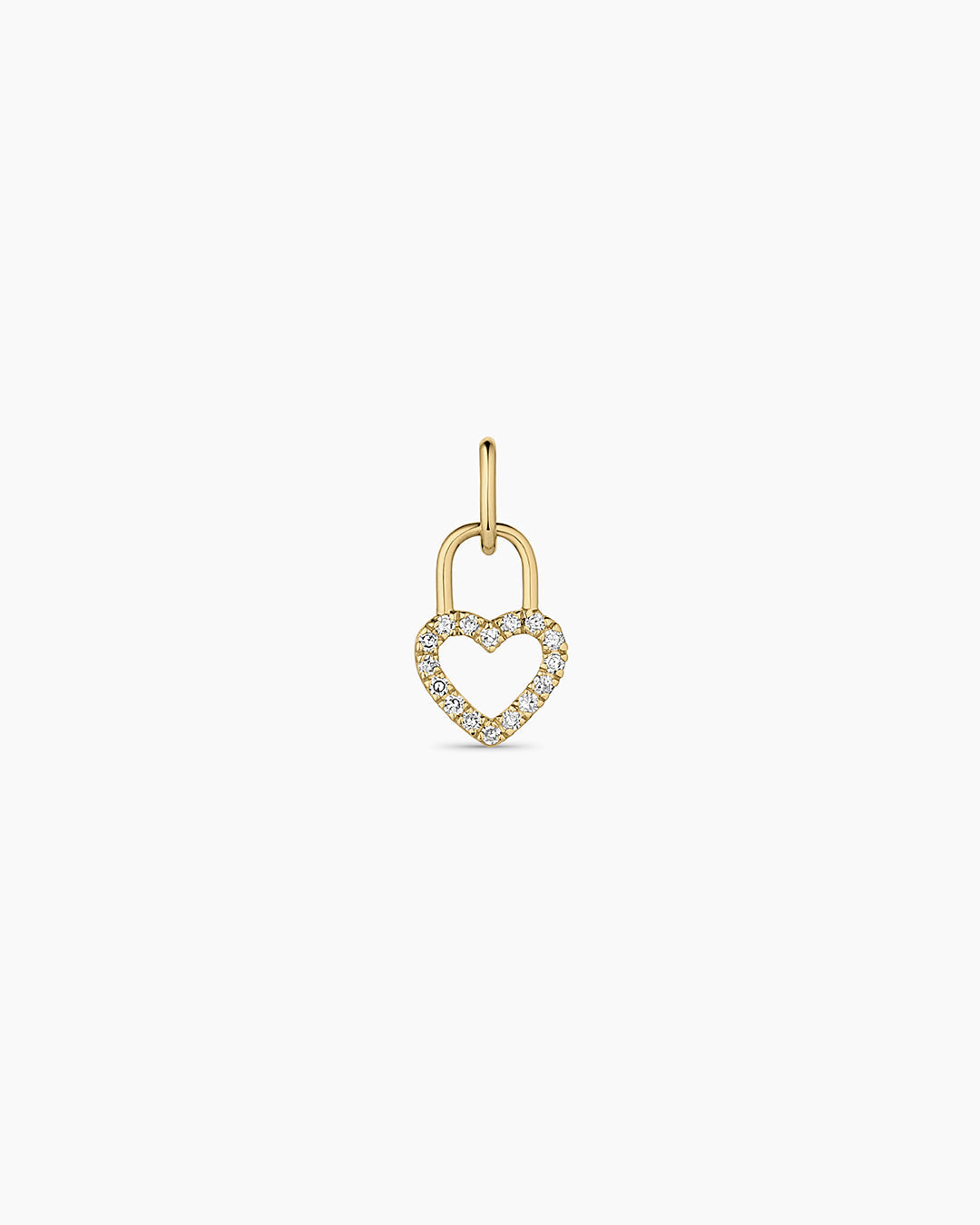 Diamond Heart Padlock Charm Necklace - Elegant Jewelry for Women, Gift for Her, Valentine's Day, Anniversary - Perfect for Layering & Everyday Wear