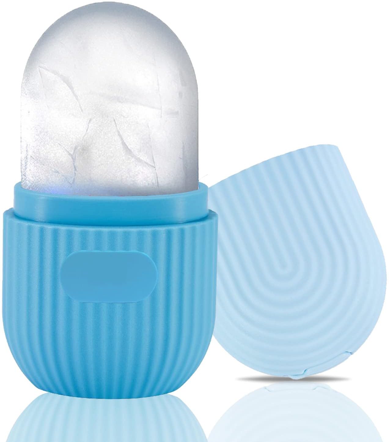 Reusable Silicone Ice Eye & Neck Mask - Reduce Puffiness, Dark Circles & Migraine Pain | Natural Skincare & Massage Therapy | Perfect for Relaxation, Travel & Post-Workout Recovery
