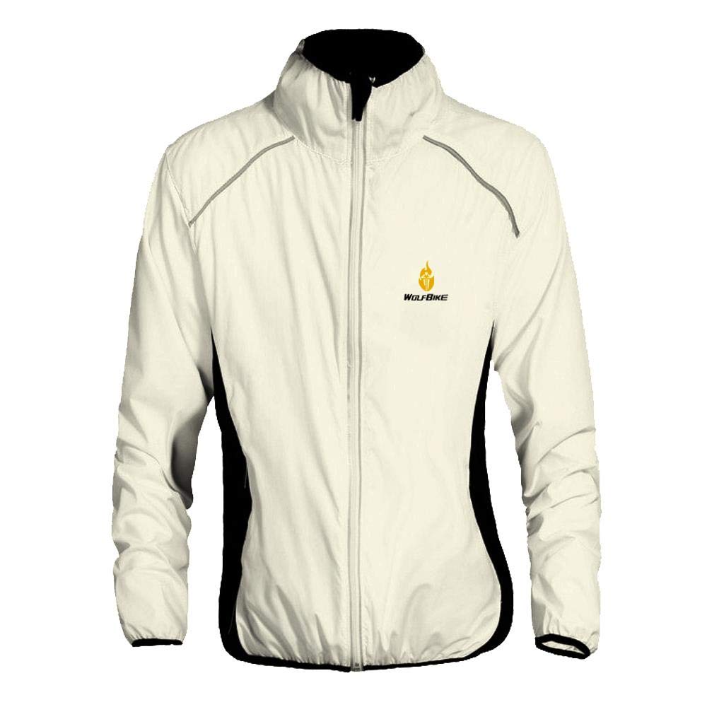 Cycling Windproof Jacket - Lightweight Bicycle Jersey for Men & Women - Outdoor Windbreaker for Cycling, Running & Hiking - Water Resistant & Breathable Sports Jacket