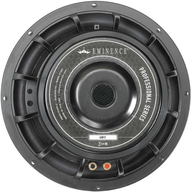 Eminence LAB 12C 4 Ohm 12-Inch 500W Professional Audio Subwoofer Speaker - Perfect for Home Theater, DJ Setup & Live Sound Systems