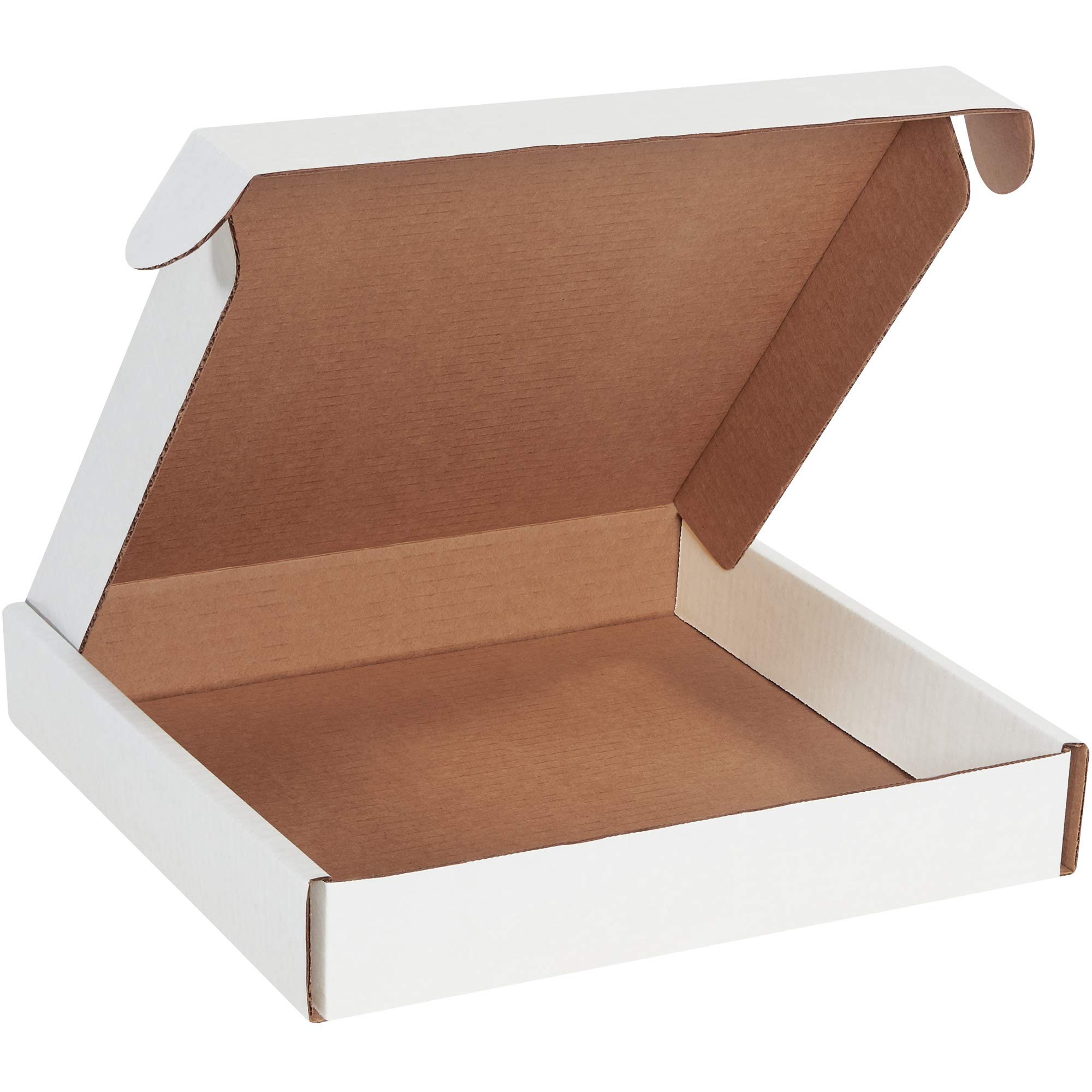 BOX USA 12x12x2 Inch Small Shipping Boxes - 50-Pack Corrugated Cardboard Boxes for Mailing, Packing, Moving & Storage | Durable, Foldable & Crush-Proof | Perfect for Ecommerce, Home Organization & Office Supplies