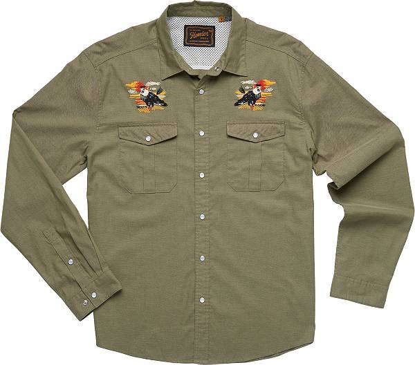 Men's Gaucho Snapshirt - Stylish Western Button-Up Shirt for Cowboy & Casual Wear - Perfect for Rodeo, Ranch Work & Outdoor Adventures