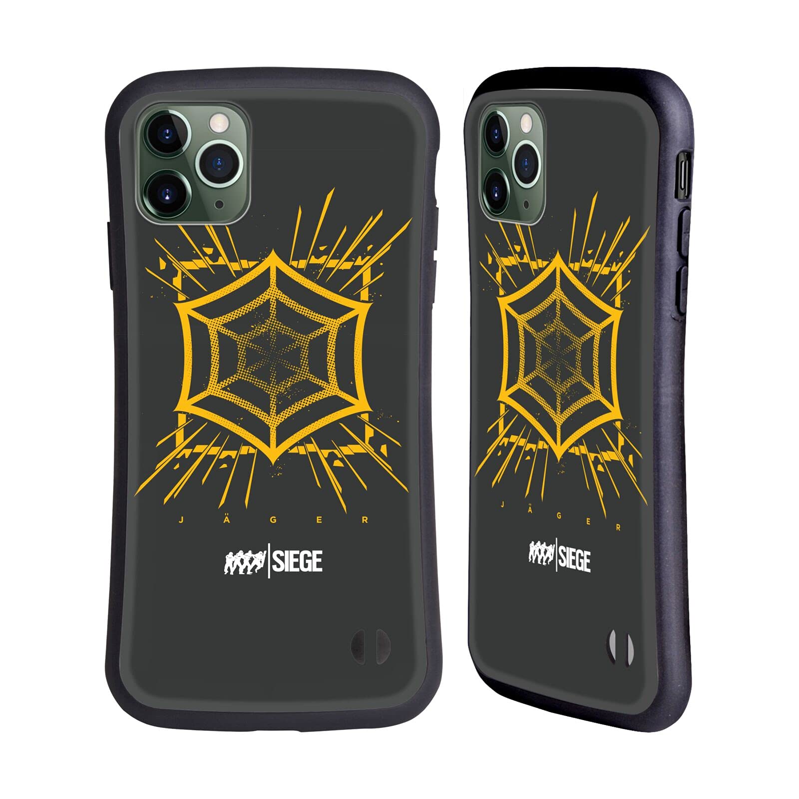 Head Case Designs Officially Licensed Tom Clancy's Rainbow Six Siege Jager Icons Hybrid Case for iPhone 11 Pro Max - Durable Protection for Gaming & Everyday Use