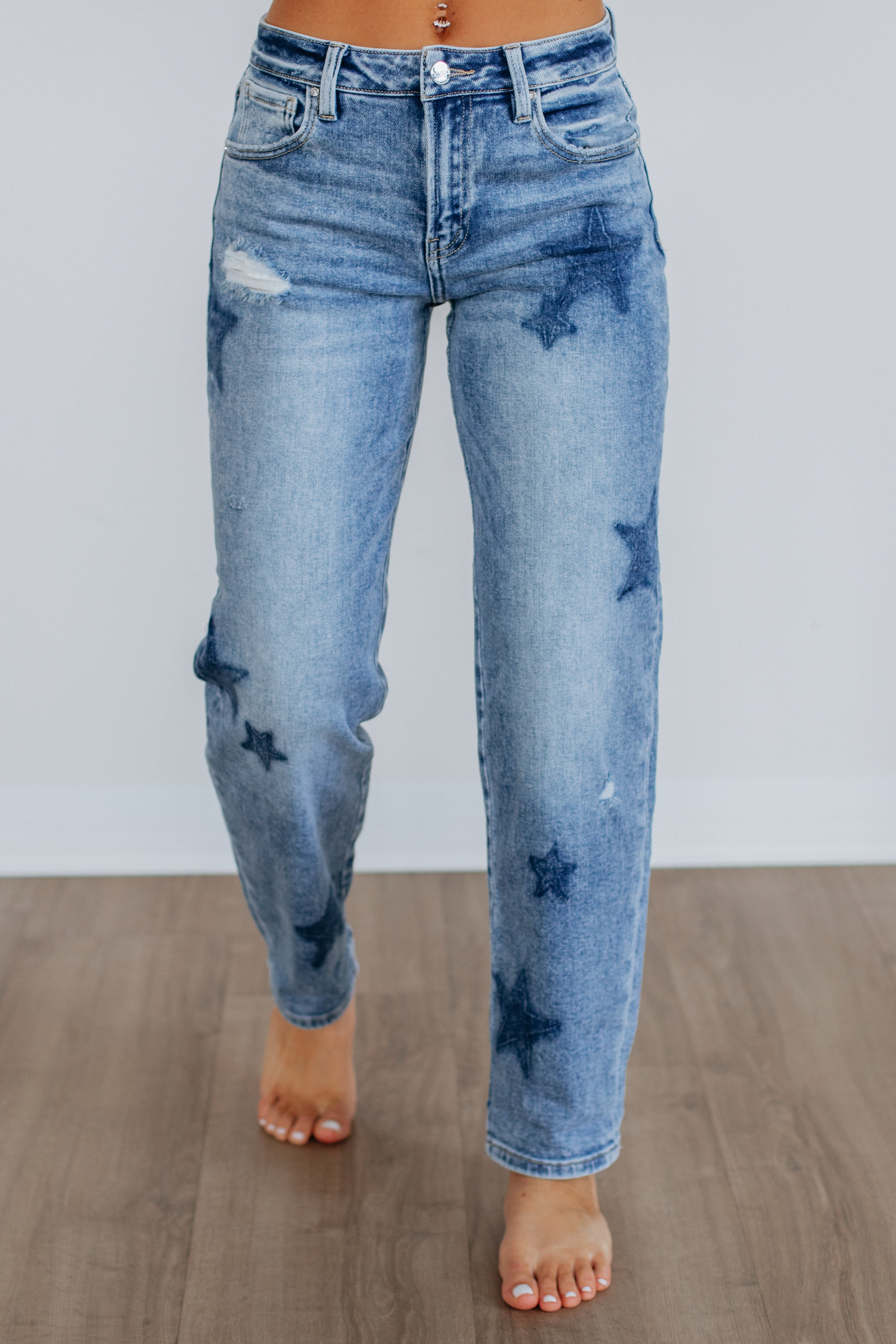 Tarrah Risen Jeans for Women - High Waist Stretch Denim Pants - Perfect for Casual Wear, Office & Night Out