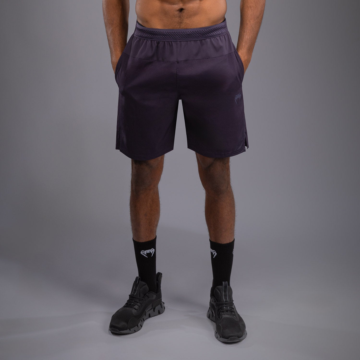 Venum G Fit Air Men's Training Shorts - Breathable Gym Workout Shorts for Men, Quick-Dry & Lightweight - Deep Purple | Ideal for MMA, Boxing, Running & Fitness Training