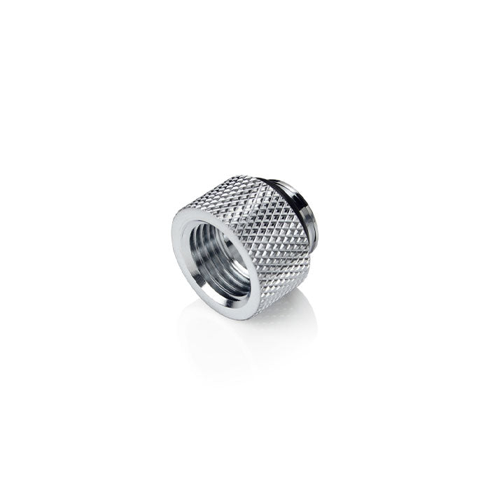 Bitspower 10mm Extender Fitting - Silver Shining for PC Water Cooling Systems | High-Quality Computer Liquid Cooling Accessories | Perfect for Custom Loop Builds and PC Mods