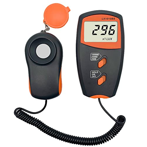 Sekonic LX1010BS Digital Luxmeter - Professional LCD Display Light Meter for Environmental Testing & Illuminance Measurement - Wide Range Light Measurement for Photography, Film Production & Industrial Applications