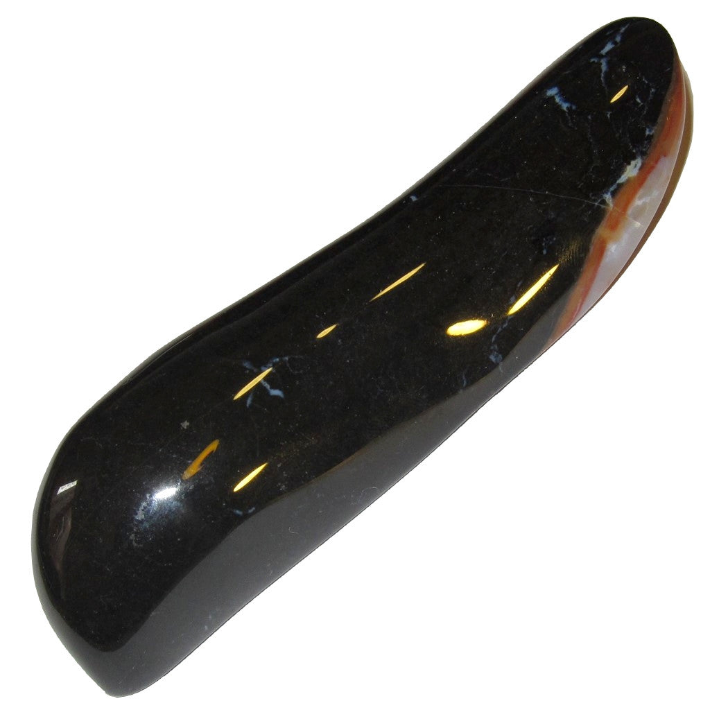 Black Agate Massage Stones Set - Natural Healing Crystals for Relaxation & Stress Relief - Perfect for Spa, Meditation, and Energy Balancing