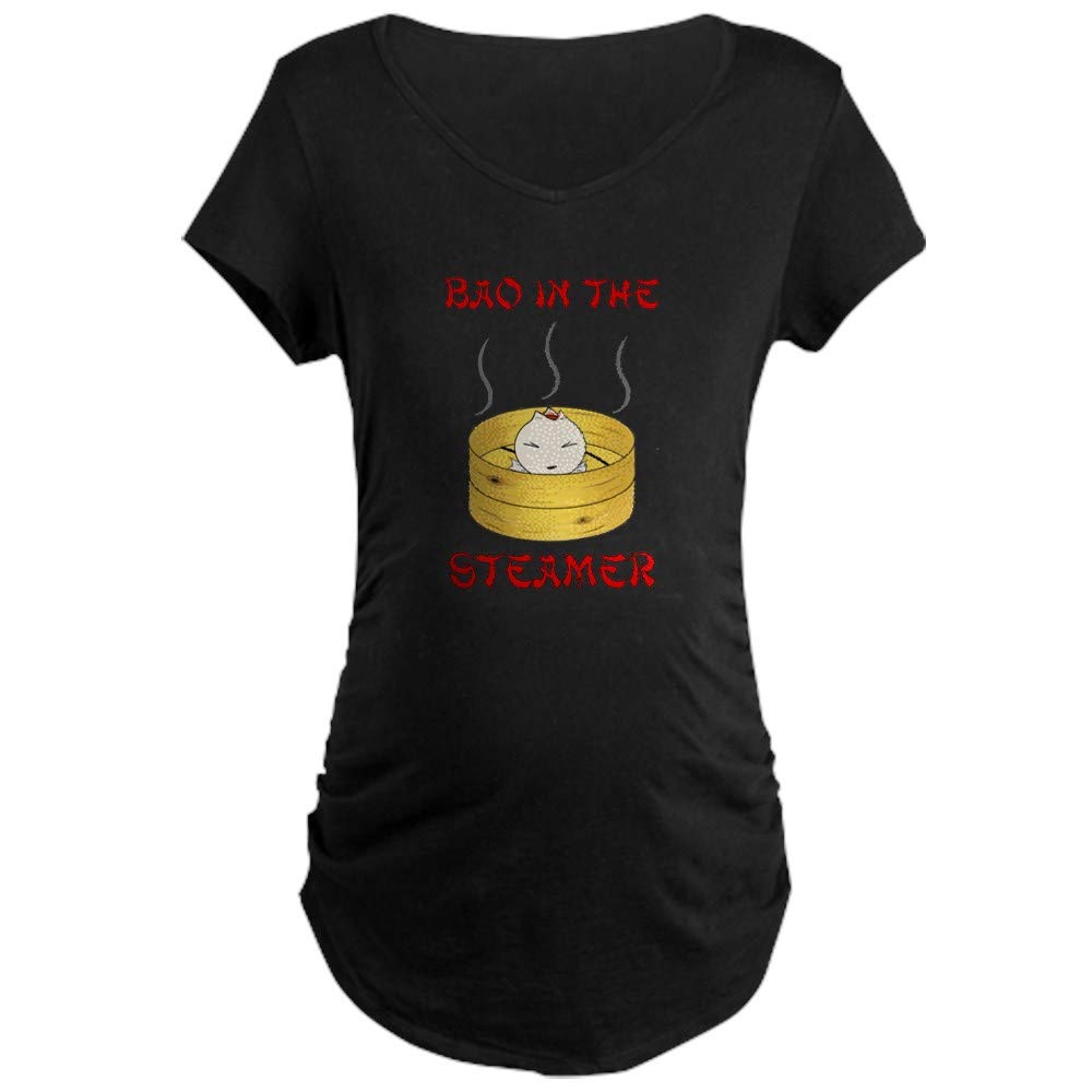 Bao Alt New White Maternity T-Shirt for Pregnant Women - Comfortable & Stylish Pregnancy Tee for Casual Wear, Maternity Photos & Everyday Outfits