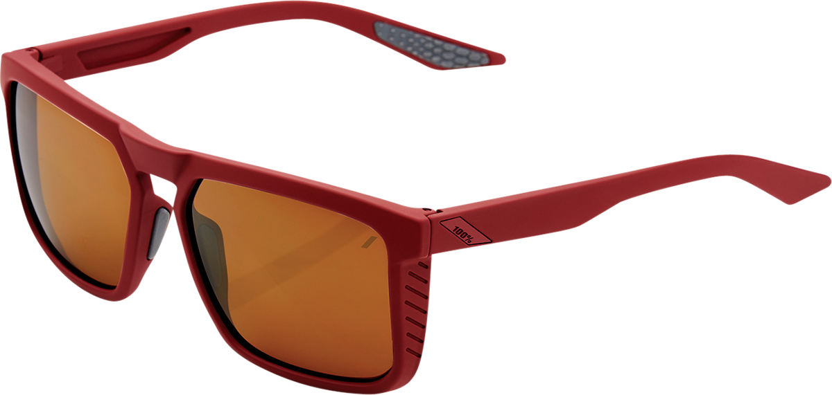 Renshaw Glasses - Crimson & Bronze Frame (Model 61038 392 73) - 100% UV Protection Sunglasses for Men & Women | Perfect for Outdoor Activities, Driving, and Fashion Accessories