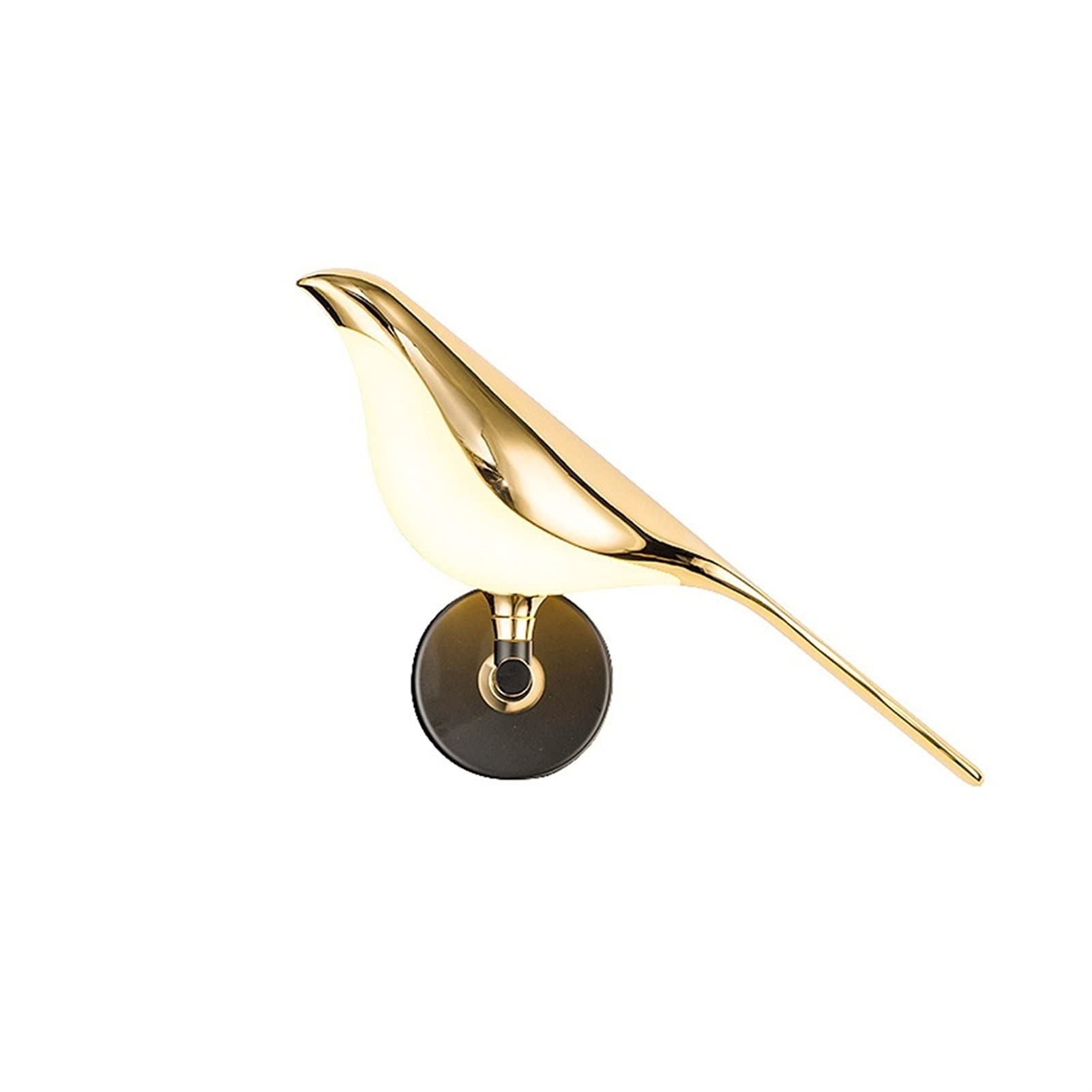YXLMAONY 10W Metal Bird-Shaped LED Wall Lamp - Indoor Bedside Reading Light, Iron Art Bedroom & Living Room Wall Sconce, Corridor Lighting Fixture - Perfect for Bedroom Night Reading, Living Room Decor & Hallway Ambience