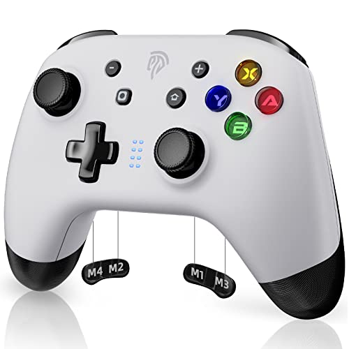 EasySMX Wireless Switch Pro Controller for Nintendo Switch/Lite/OLED/PC/Android - Programmable Gamepad with Vibration, Turbo, Wakeup & Screenshot Functions | Perfect for Gaming at Home or On-The-Go