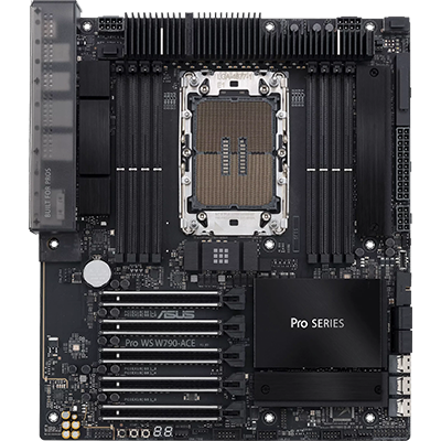 ASUS Pro WS W790 ACE Workstation Motherboard - LGA 4677 Socket, Intel W790 Chipset, DDR5 Support - Ideal for 3D Rendering, Video Editing & AI Workstations