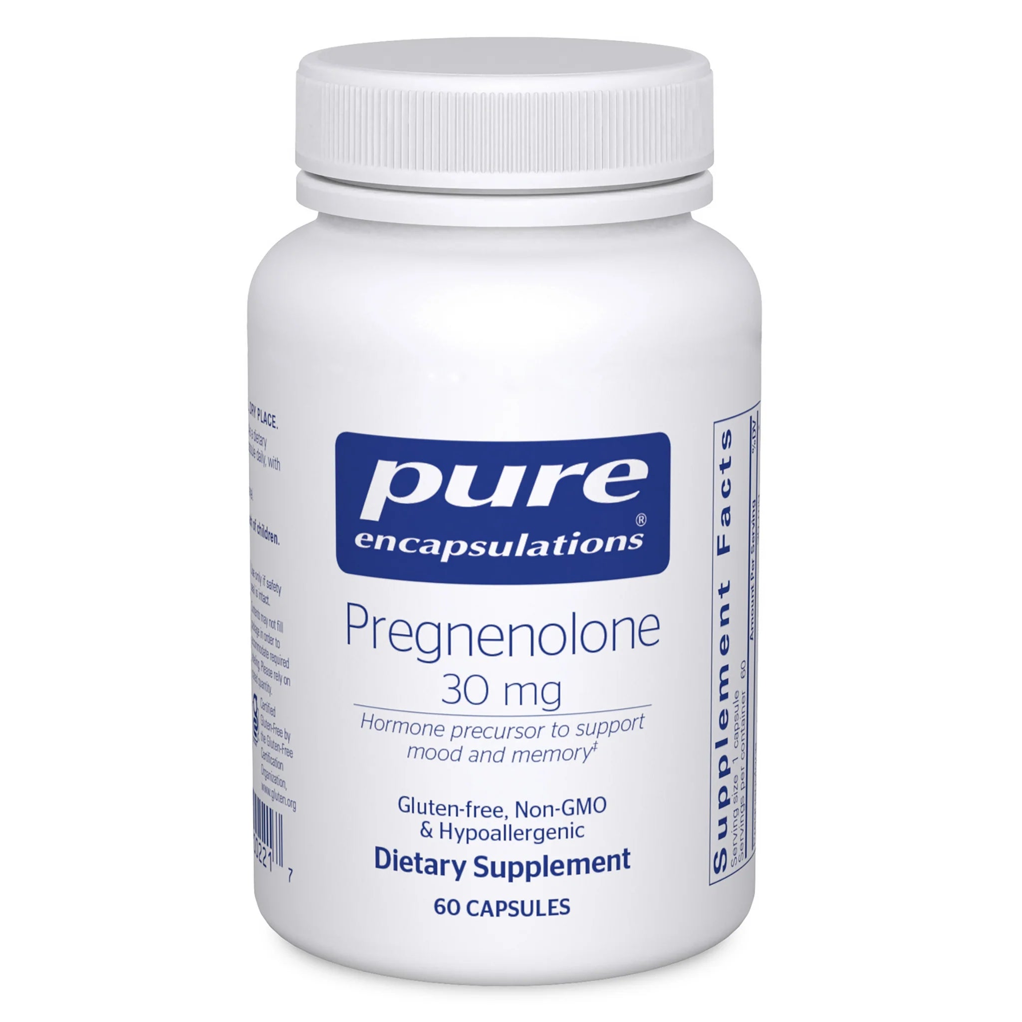 Best Pregnenolone 30 mg Supplement for Hormone Balance & Stress Relief - Supports Adrenal Health & Energy Boost - Perfect for Men & Women Seeking Natural Wellness
