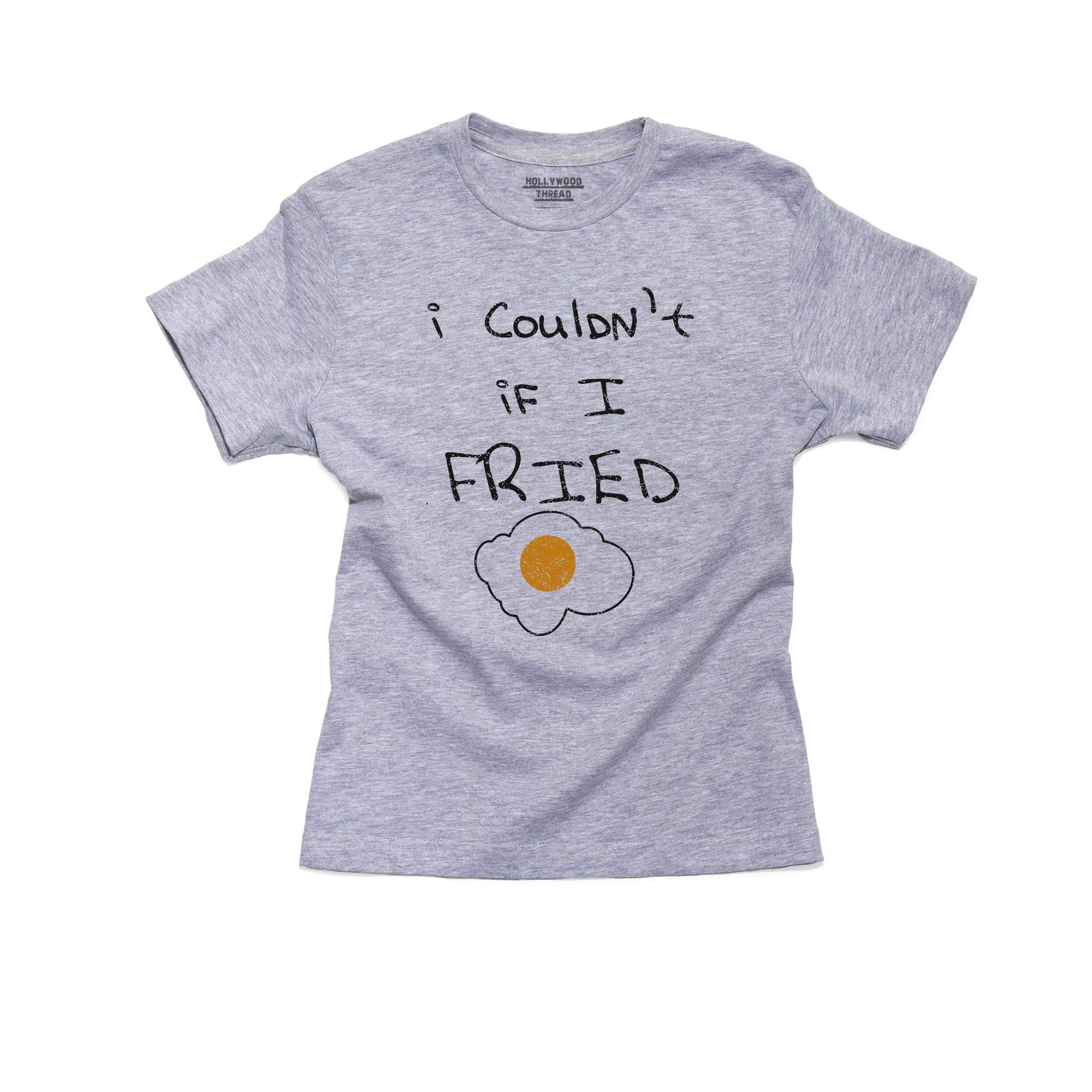 Funny Fried Egg T-Shirt - 'I Couldn't If I Fried' Humor Graphic Tee for Men & Women | Breakfast Lover Gift, Casual Wear for Home, Work & Weekend Outfits