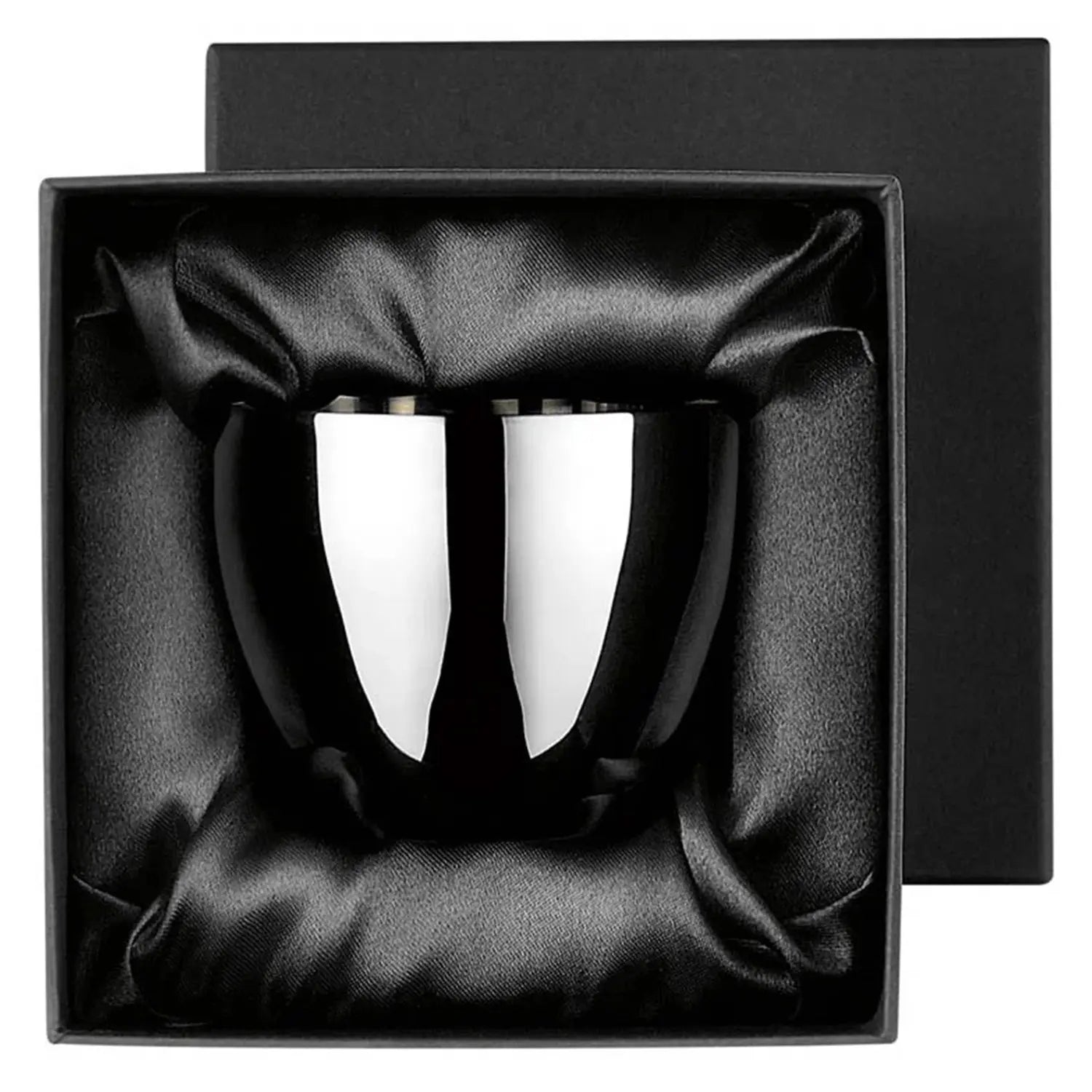 Asahi Brilliant Black Stainless Steel Double Wall Sake Cup - 70ml Japanese Guinomi Cup for Hot & Cold Drinks - Perfect for Sake, Whisky, Cocktails and Tea Ceremonies