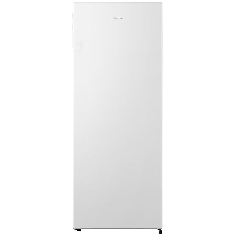 Hisense HRVF155 155L Upright Freezer - Energy Efficient, Compact Deep Freezer for Home, Garage, or Basement Storage - Perfect for Frozen Food, Meat, and Bulk Groceries