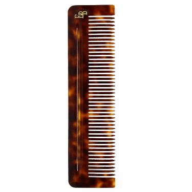 Premium Cellulose Acetate Beard Comb for Men - Gentle Detangling & Styling - Perfect for Home, Travel & Grooming Kits