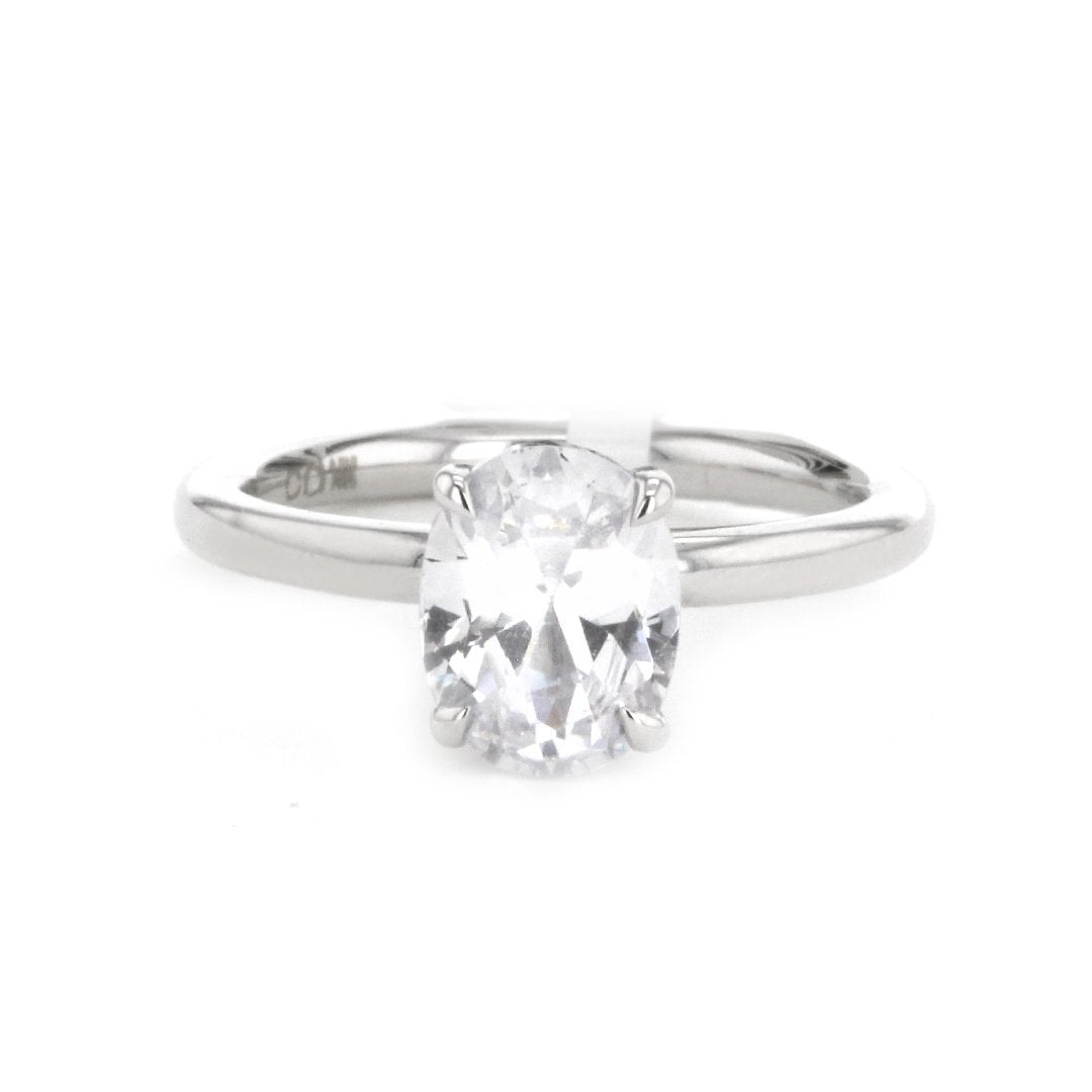 0.14 Carat Diamond Hidden Halo Engagement Ring for Women - Sparkling Wedding Band, Proposal Jewelry Gift for Her, Perfect for Anniversaries & Special Occasions