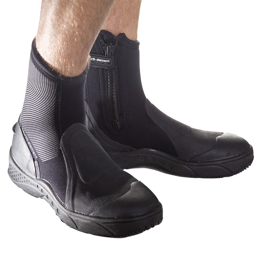 Fourth Element AMPHIBIAN 6.5MM Dive Boots - Size 11 (UK) - Warm & Flexible Neoprene Scuba Diving Boots for Men & Women - Perfect for Cold Water Diving, Snorkeling & Water Sports