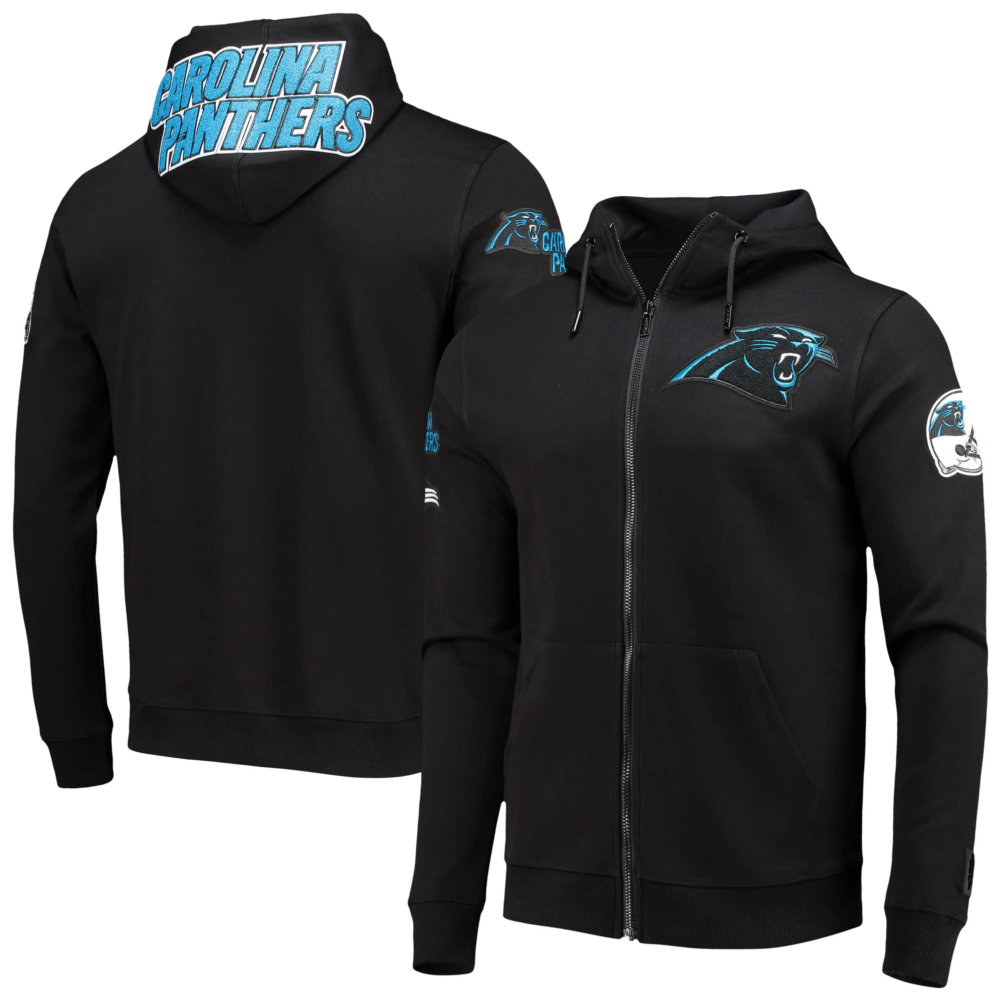 Pro Standard Men's NFL 4-Hit Full-Zip Hoodie - Officially Licensed Football Jacket for Fans - Perfect for Game Day, Tailgating & Casual Wear
