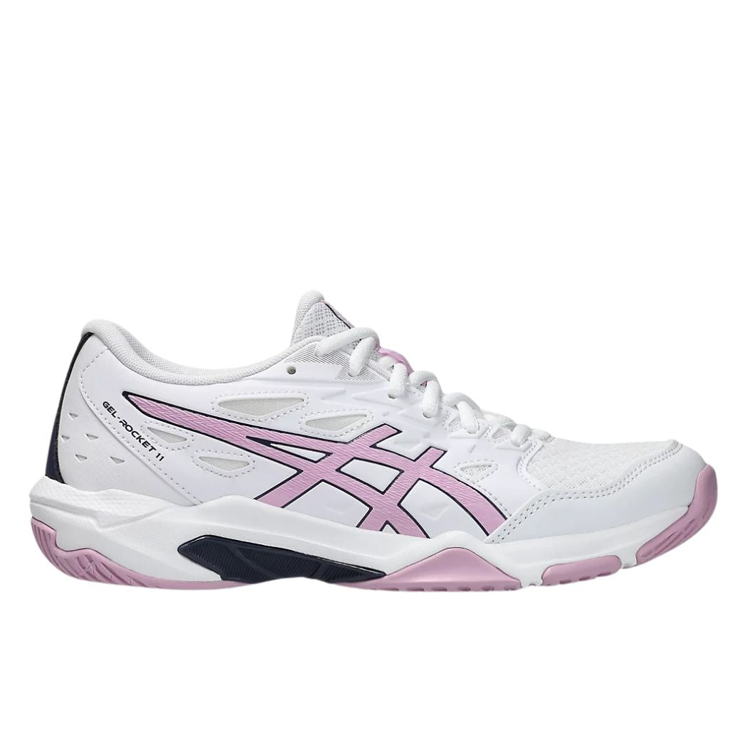 ASICS Gel Rocket 11 Women's Volleyball Shoes - Indoor Court Shoes for Women with Cushioning Support - Perfect for Volleyball, Badminton & Squash Games