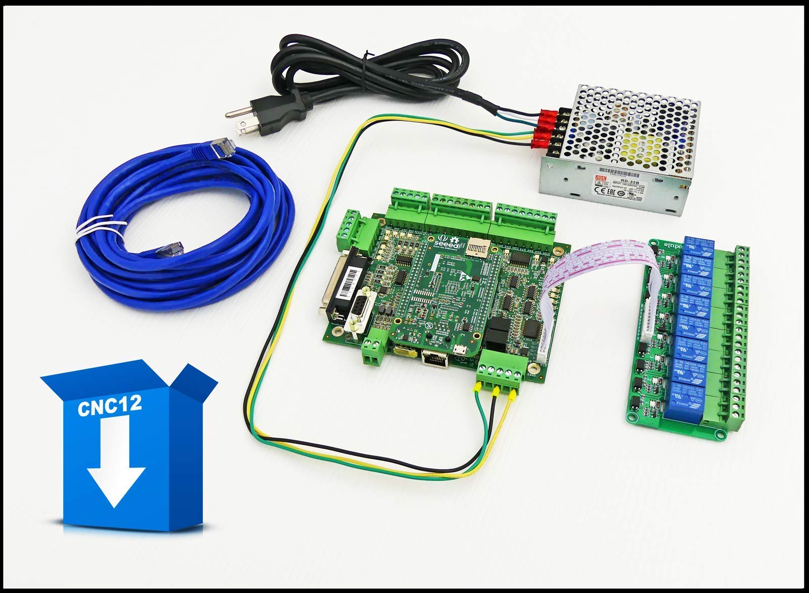 Acorn CNC Controller with Ethernet Port - Free Centroid Software CNC Kit for Woodworking, Metal Cutting & DIY Projects