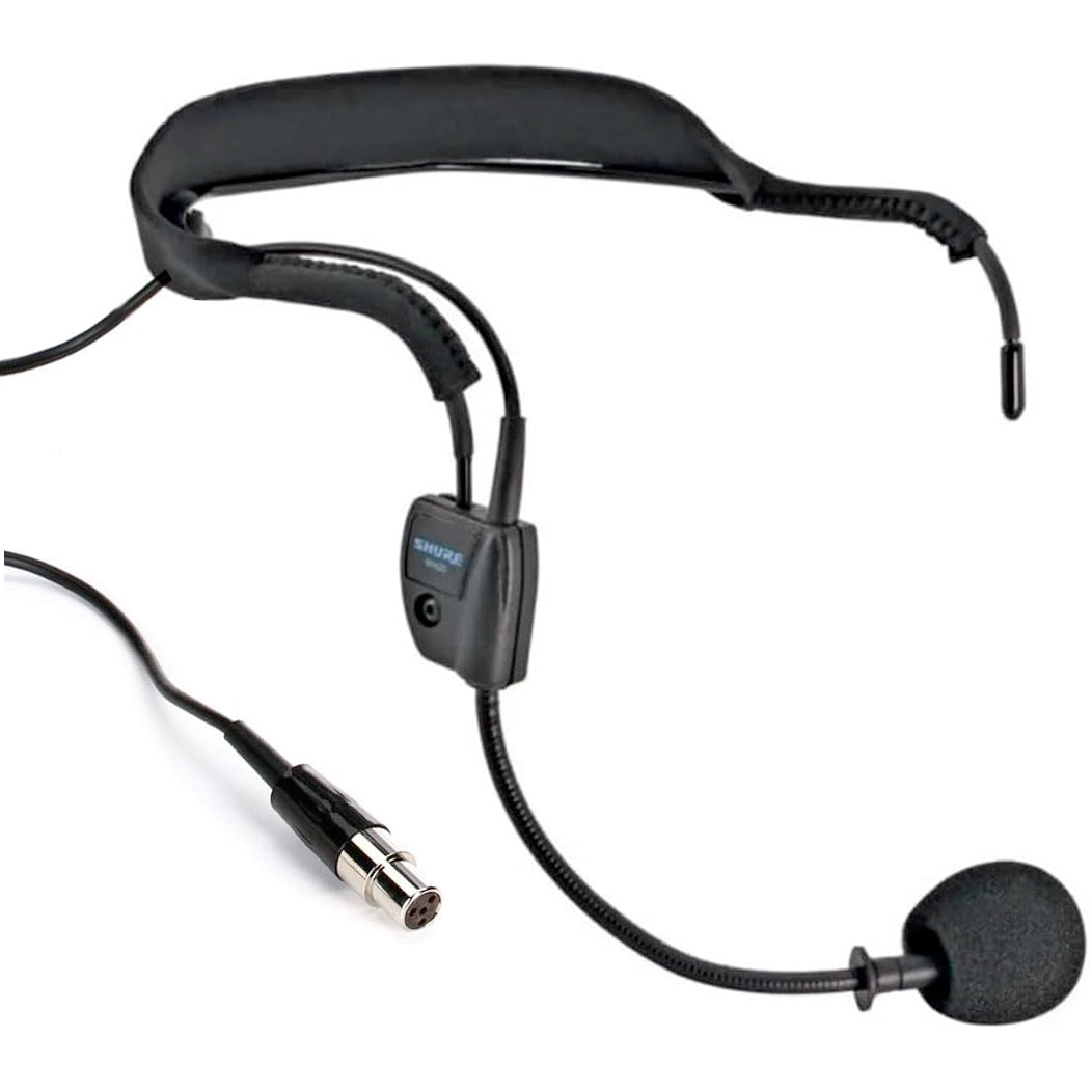Shure WH20 Dynamic Headset Microphone - Professional Vocal Mic for Singers, Presenters & Broadcasters - Ideal for Live Performances, Podcasting & Studio Recording