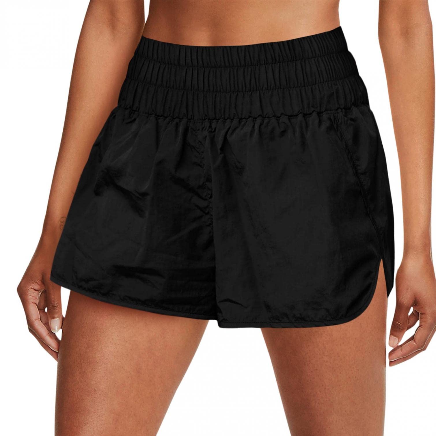 Women's High Waisted Running Shorts - Gym & Yoga Workout - Summer Athletic Wear