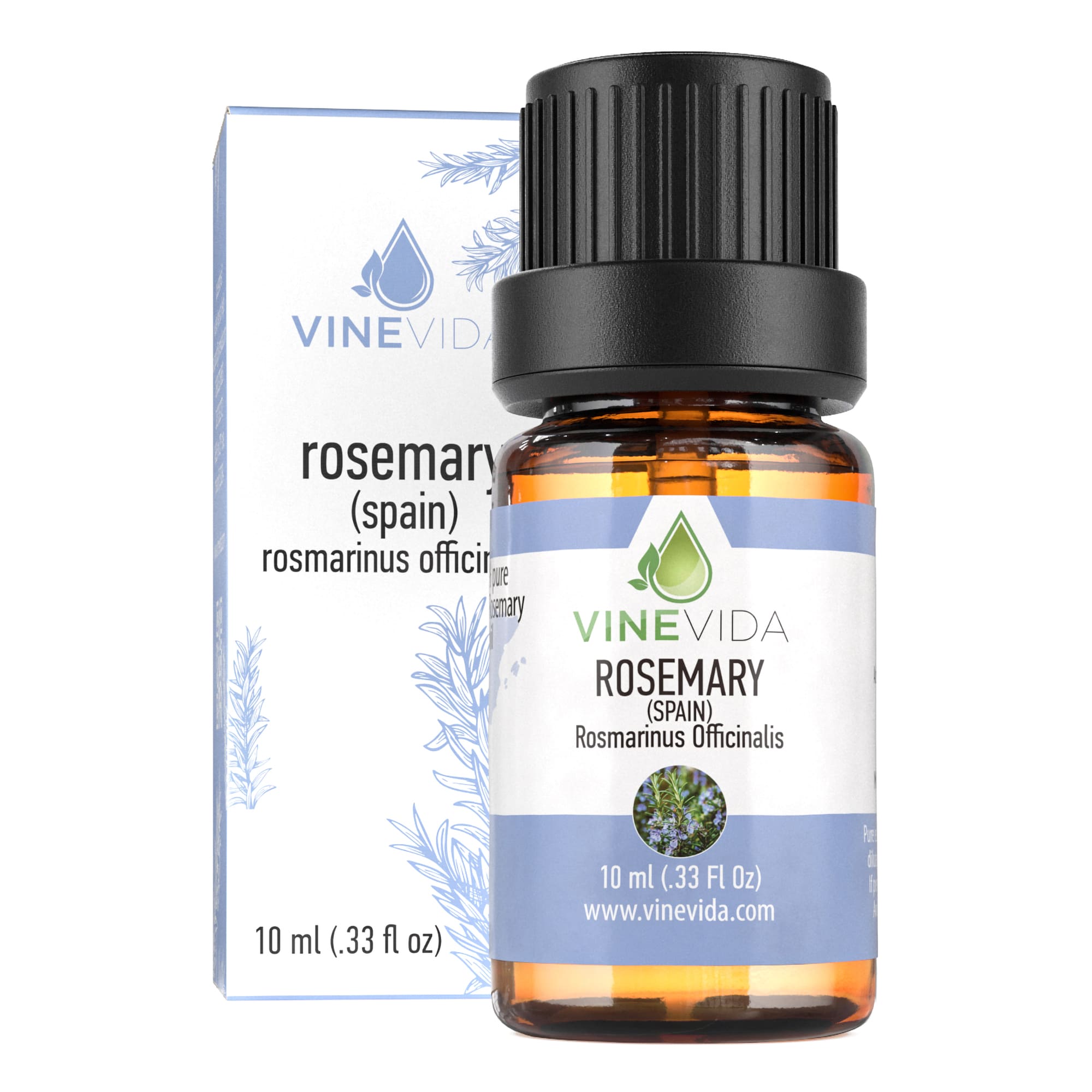 10 mL Rosemary Essential Oil from Spain (Prefilled) - Aromatherapy, Relaxation & Hair Care