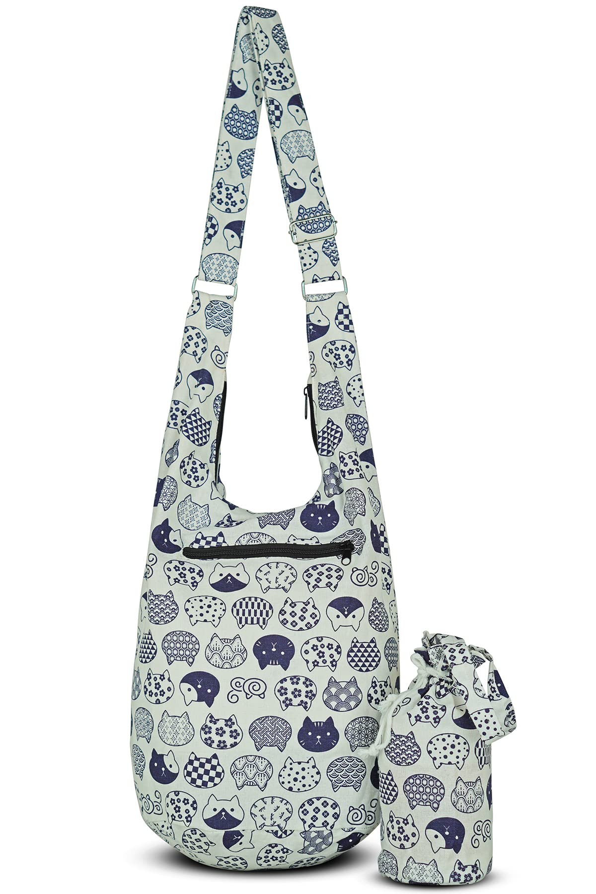 Stylish Crossbody Bags for Women - Fashionable Zippered Hobo Purse with Detachable Small Pouch | Perfect for Everyday Use, Travel & Shopping