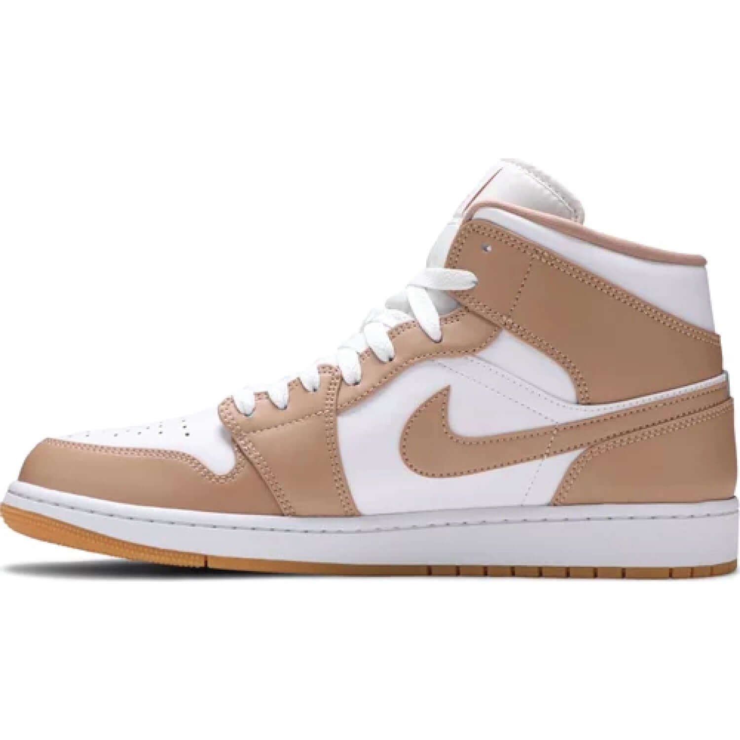 Air Jordan 1 Mid 'Tan Gum' Men's Basketball Shoes - Retro Style Sneakers for Casual Wear, Street Fashion & Sports Performance