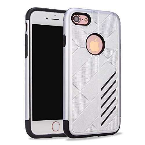 Durable iPhone 7/8 Case with Dual Layer TPU+PC Protection - Slim Fit Heavy Duty Shockproof Cover for Everyday Use, Work & Travel