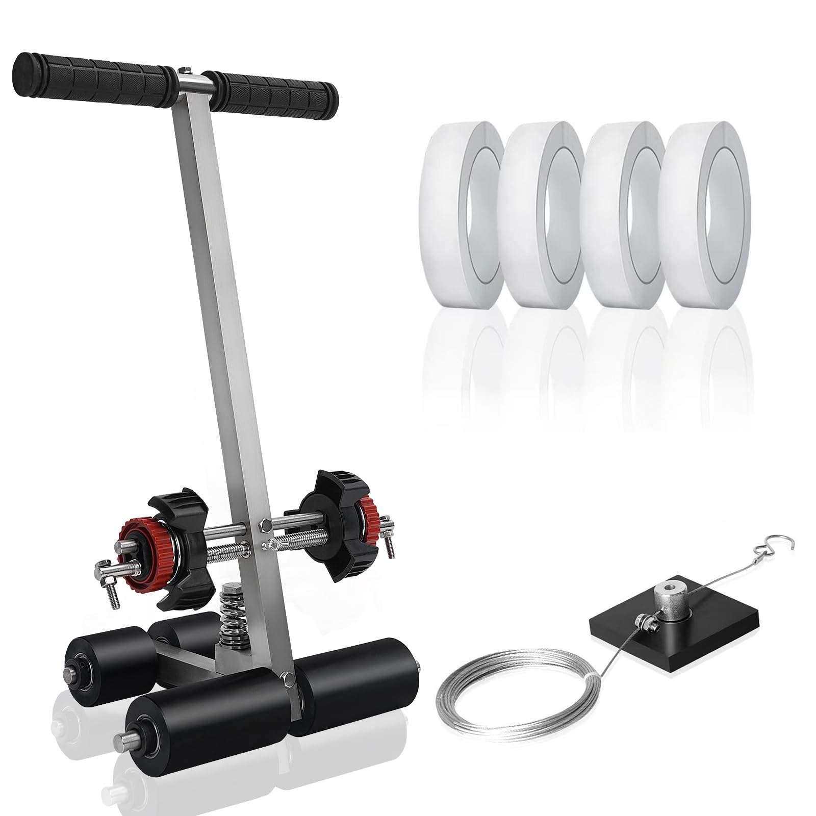 Professional Court Line Tape Machine - Basketball Court Line Striping Tool for Parking Lots, Roads & Sports Fields | Durable Paint Marking Equipment for Athletic Courts, Parking Spaces & Traffic Safety