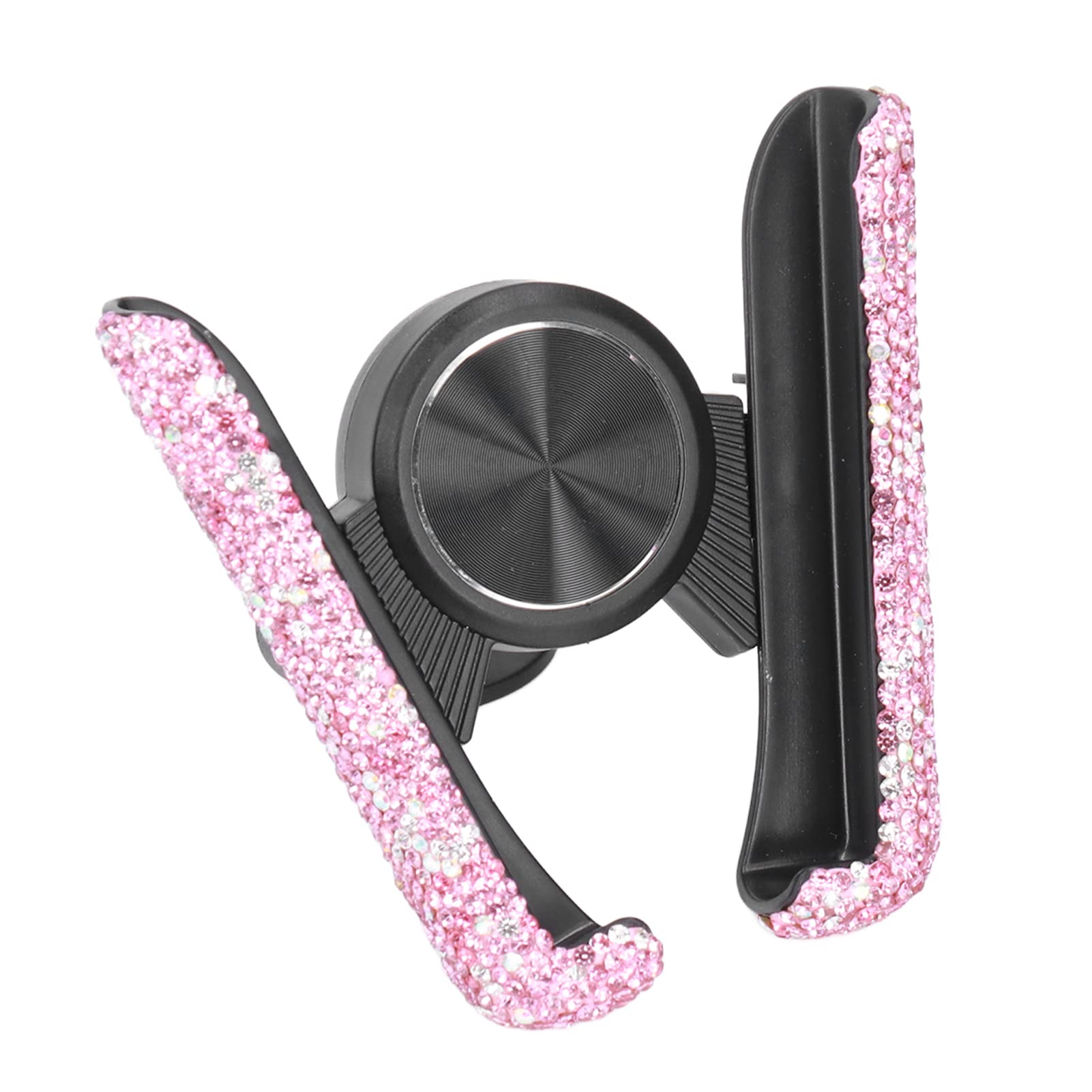 Adjustable Auto Cell Phone Mount - Secure & Convenient Anti-Scratch Car Phone Holder for Women & Girls (Pink) | Perfect for Safe Driving & Stylish Car Decoration