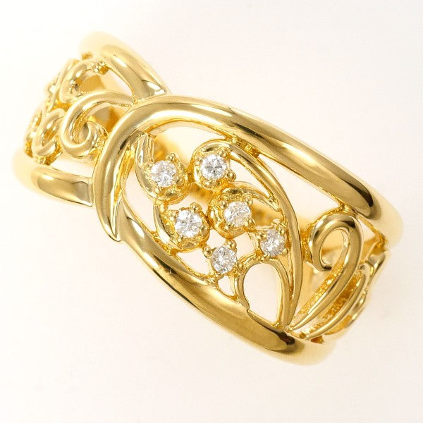 18K Yellow Gold Diamond Ring for Women - Elegant Solitaire Engagement & Wedding Band - Perfect for Proposals, Anniversaries, and Special Occasions