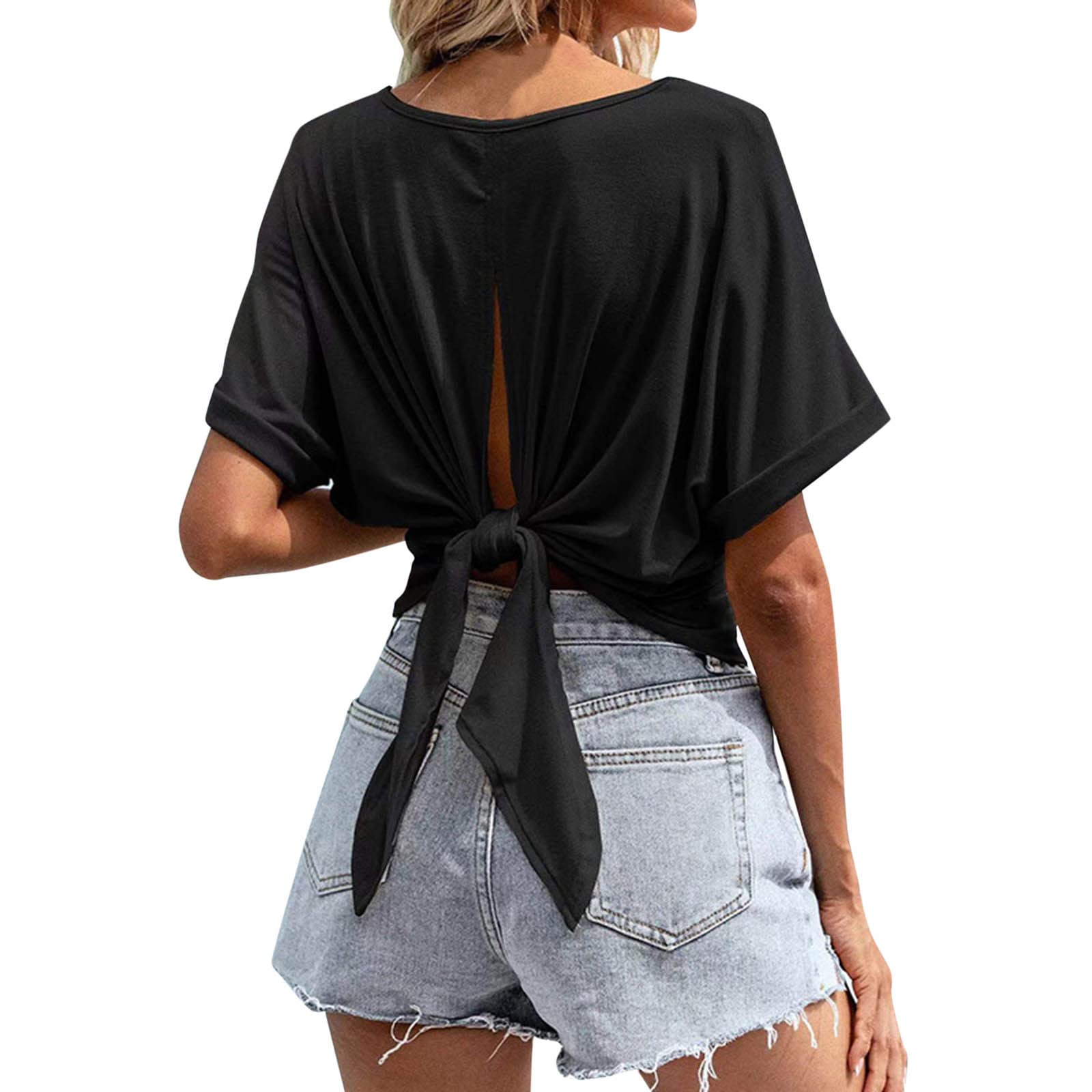 Western Shirts for Women - Sexy Summer Short Sleeve T-Shirt, Casual Crewneck Loose Blouse | Perfect for Outdoor Adventures, Country Music Festivals & Everyday Boho Style