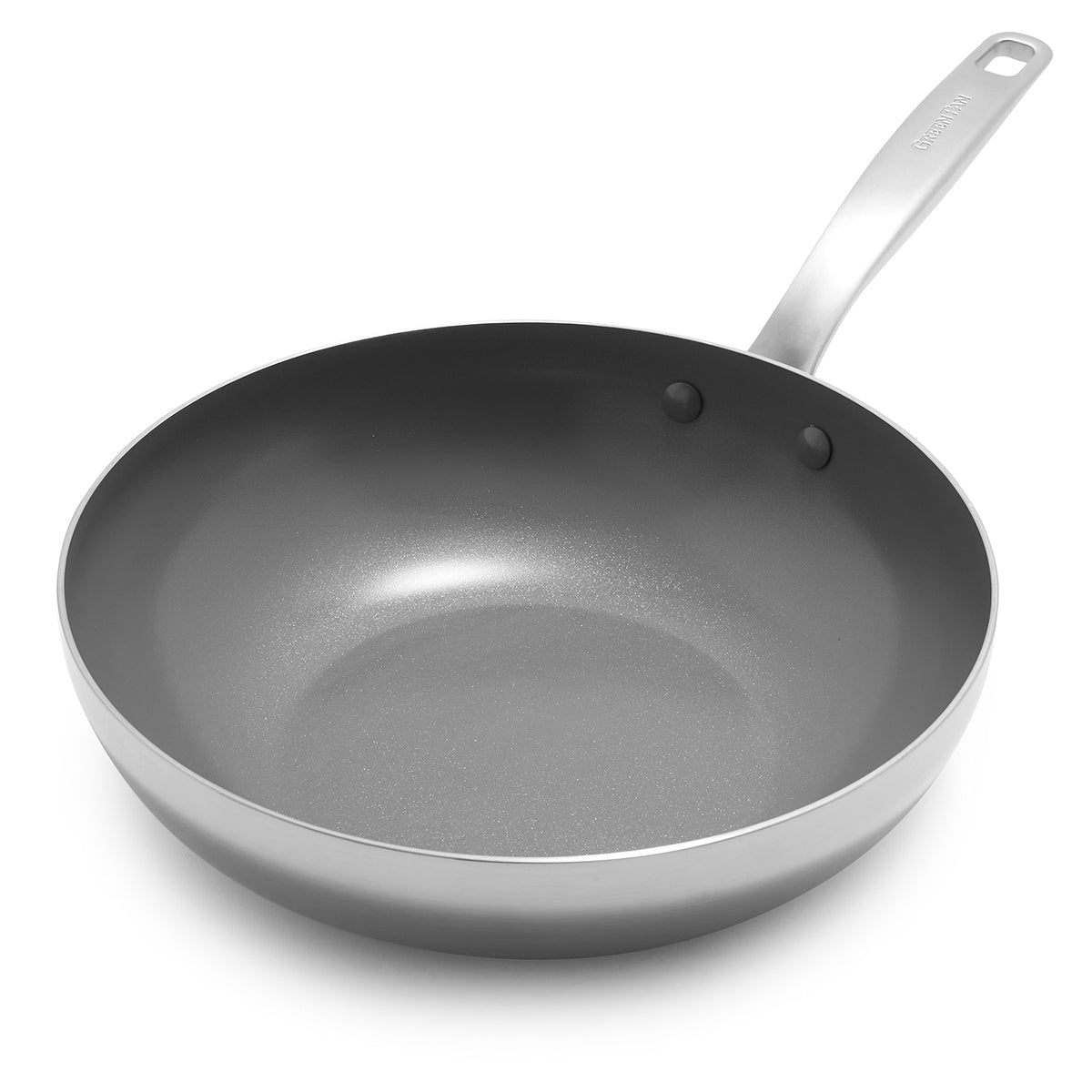 Premium Chatham Stainless Steel 11-Inch Wok Pan - Professional Restaurant-Grade Cookware for Stir Frying, Deep Frying & Asian Cooking - Induction Compatible & Oven Safe